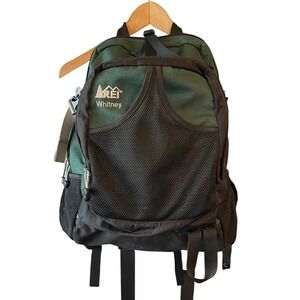 REI Whitney Backpack Green Black Mesh Outdoor Hiking Daypack